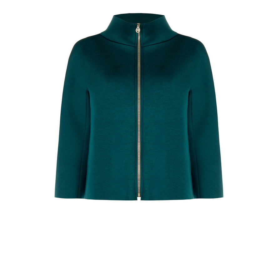 Jacke in Neoprenoptik
